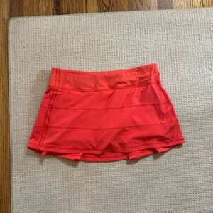 Women's Red Athletic Skirt